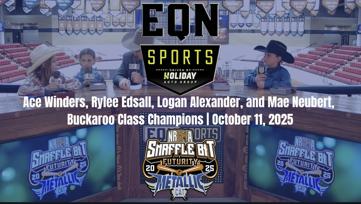 Buckaroo Class Champions | NRCHA Snaffle Bit Futurity | October 11, 2025