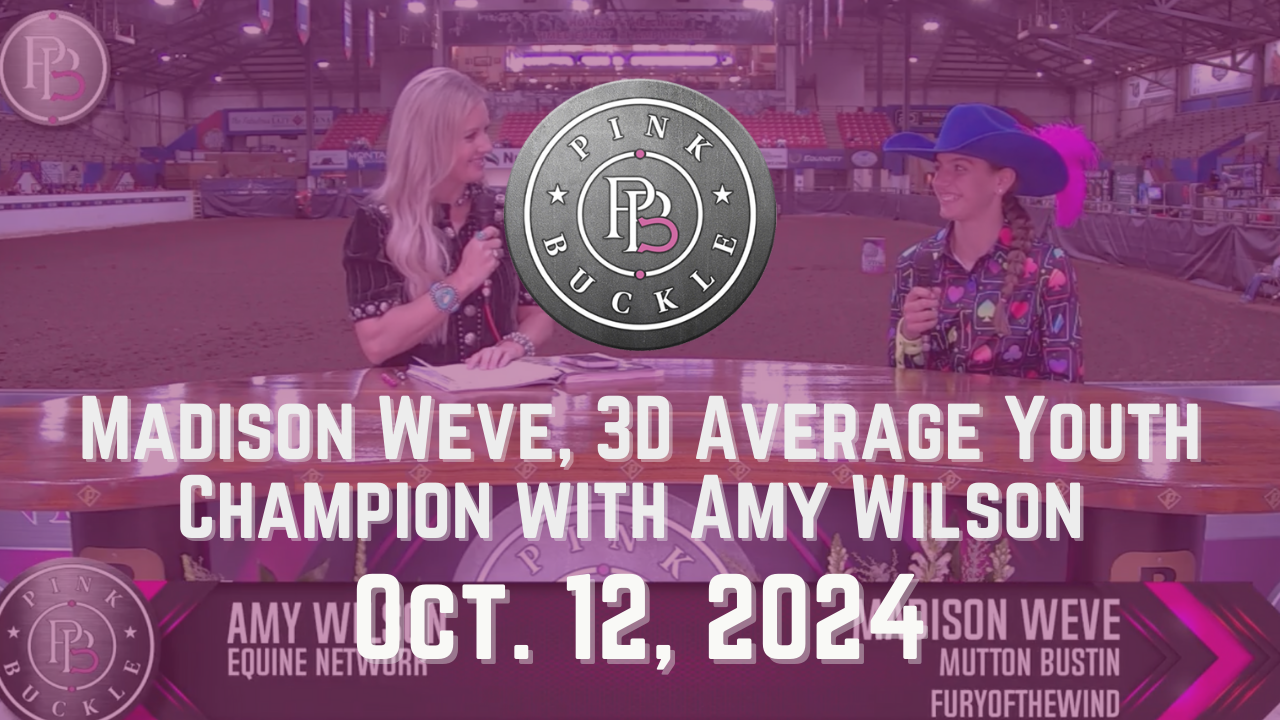 Madison Weve, 3D Average Youth  Champion | Pink Buckle | 10/12/24