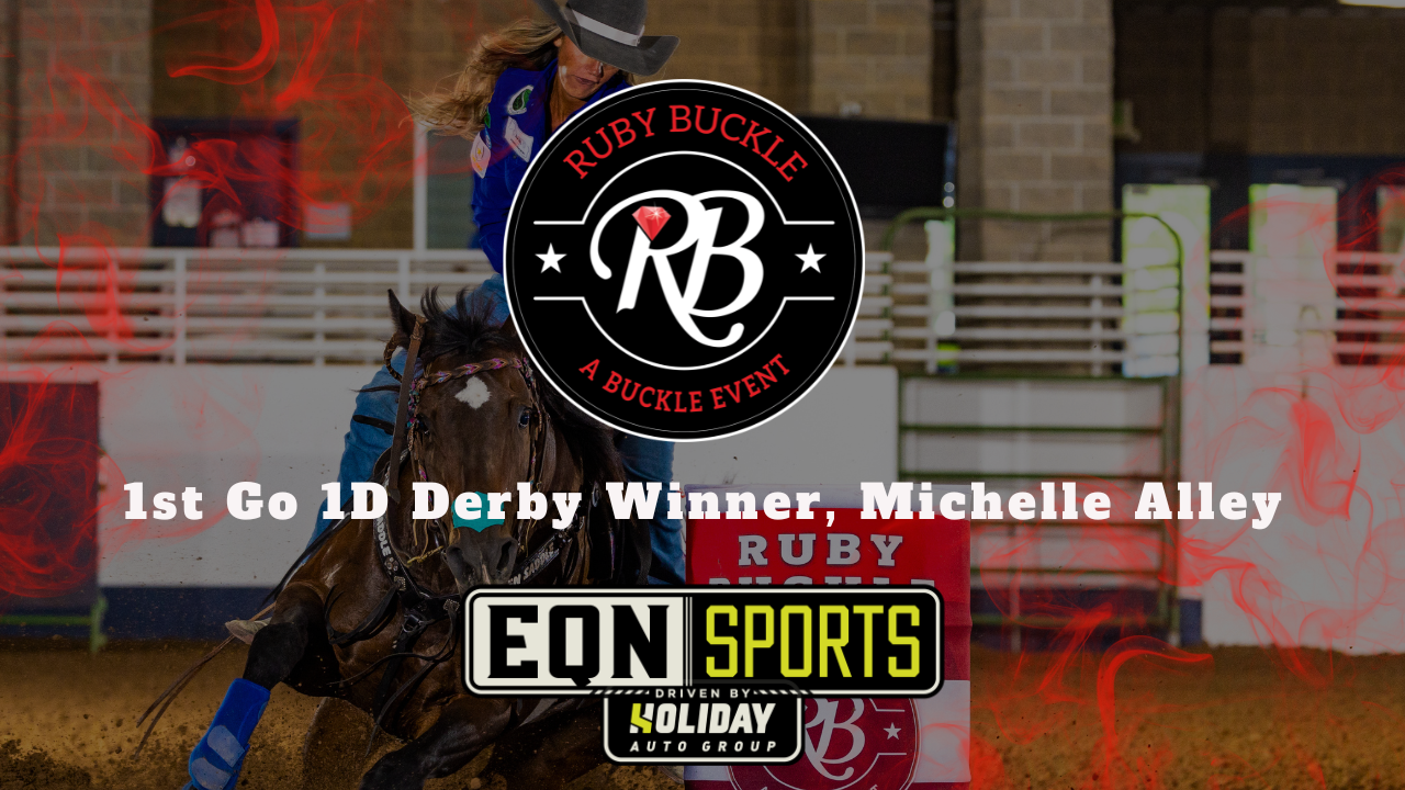 1st Go 1D Derby Winner, Michelle Alley | EQN Sports | Ruby Buckle West