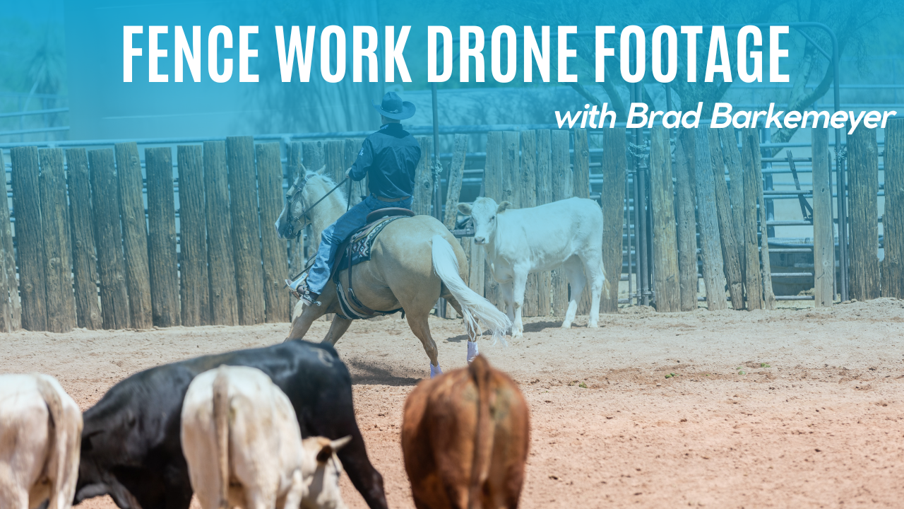 Fence Work Drone Footage