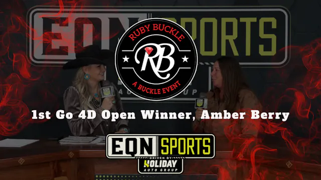 1st Go 4D Open Winner, Amber Berry | ...
