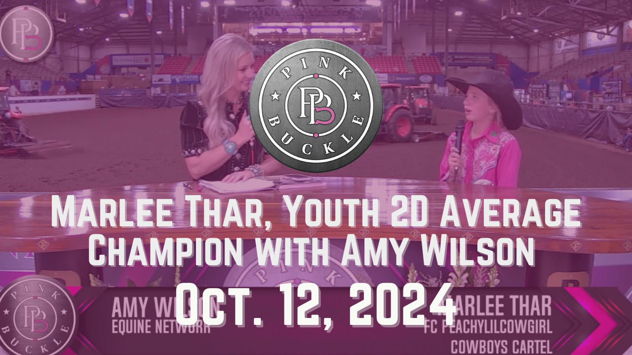 Marlee Thar, Youth 2D Average Champion | Pink Buckle | 10/12/24