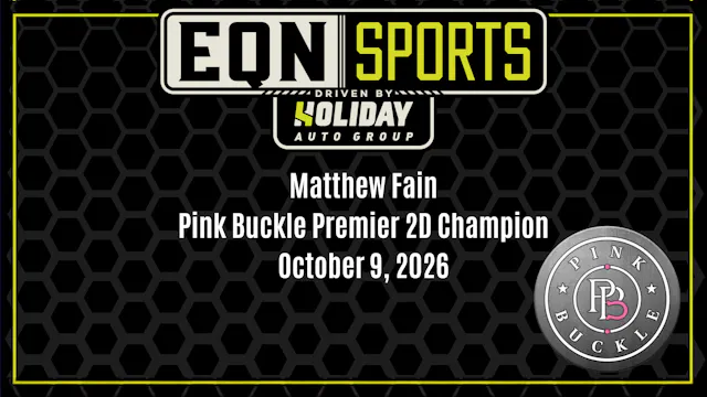 Matthew Fain, Pink Buckle Premier 2D ...