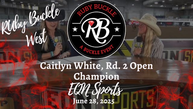 Caitlyn White, Rd. 2 Open Champion | ...