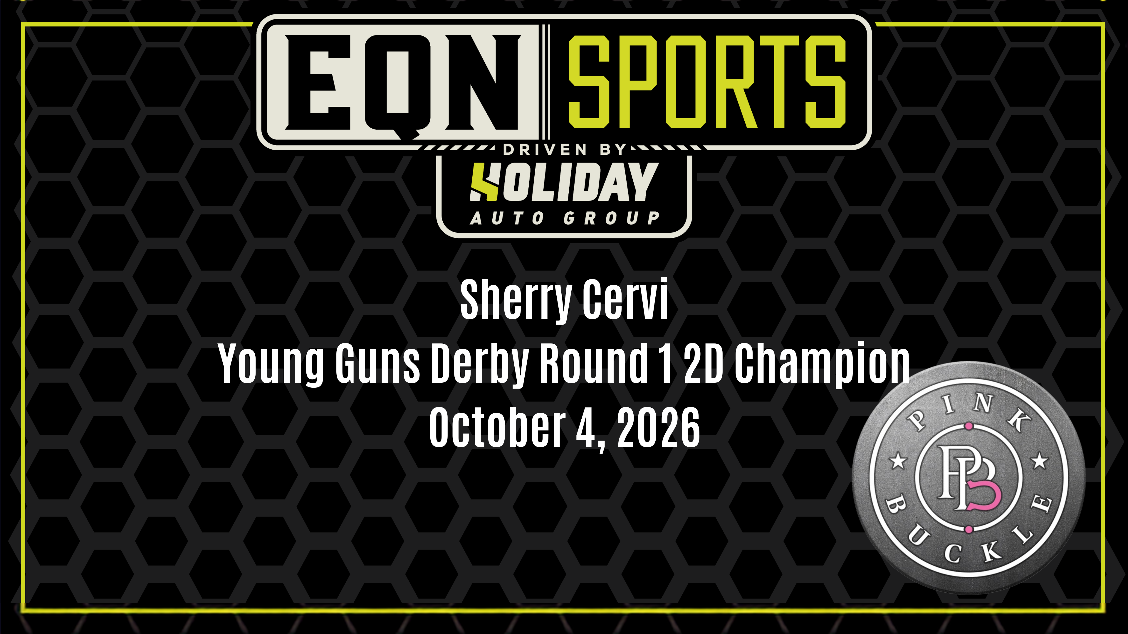 Young Guns Derby - Round 1 - 2D Winne...