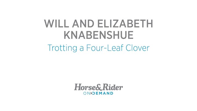 Trotting a Four-Leaf Clover Pattern