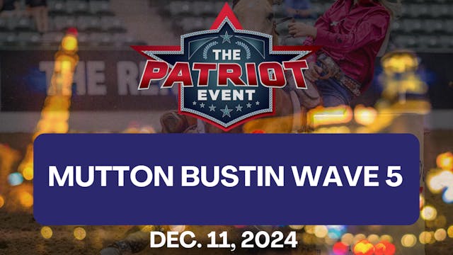 Mutton Bustin Wave 5 | Patriot Event ...