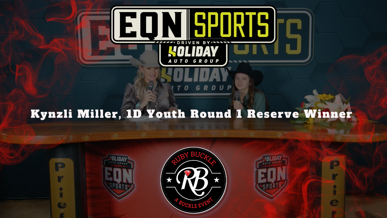 Kynzli Miller, 1D Youth Rd. 1 Reserve Winner | EQN Sports | Ruby Buckle Central