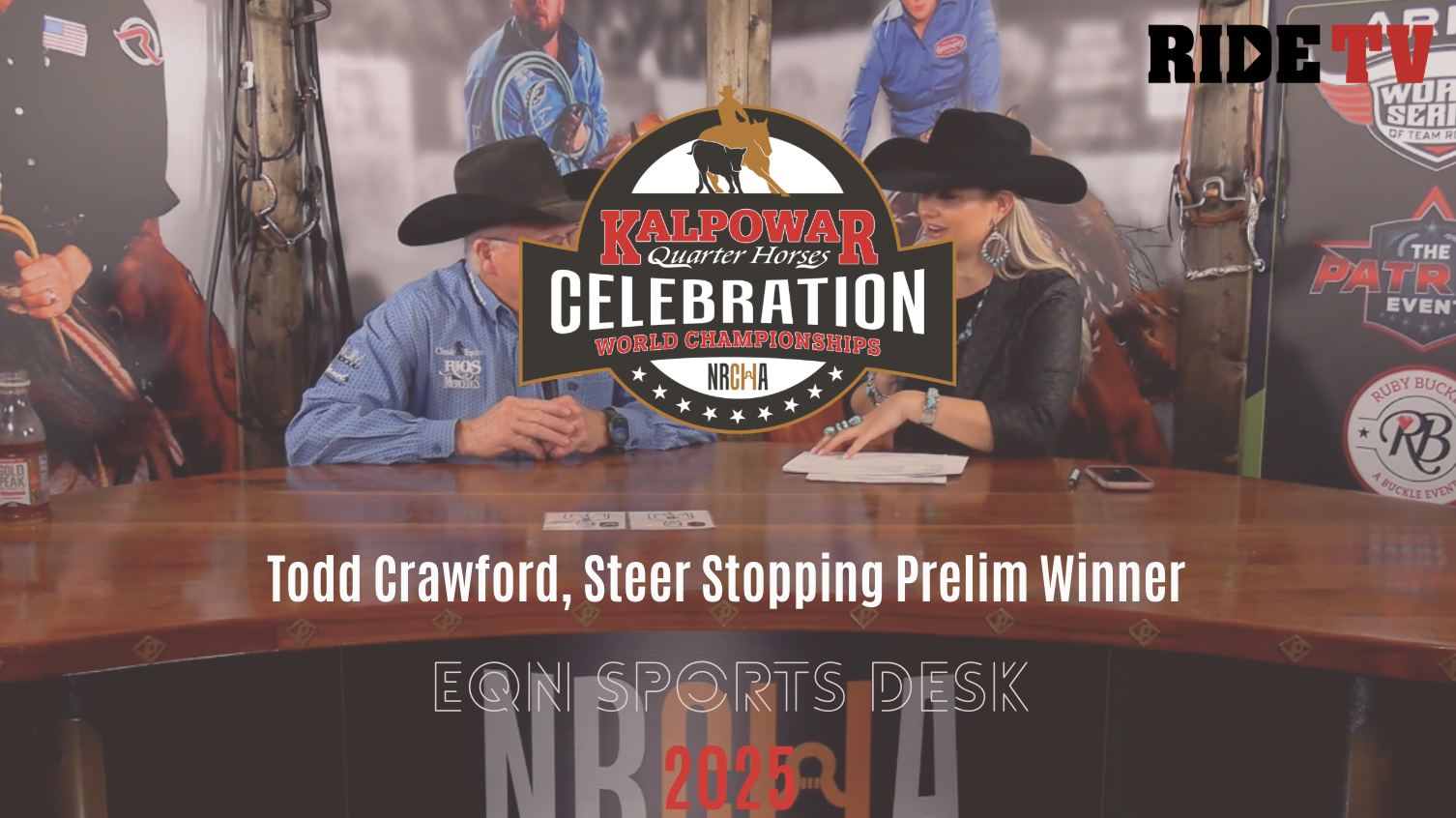 Todd Crawford, Steer Stopping Prelim Winner | 2025 World's Greatest Horseman