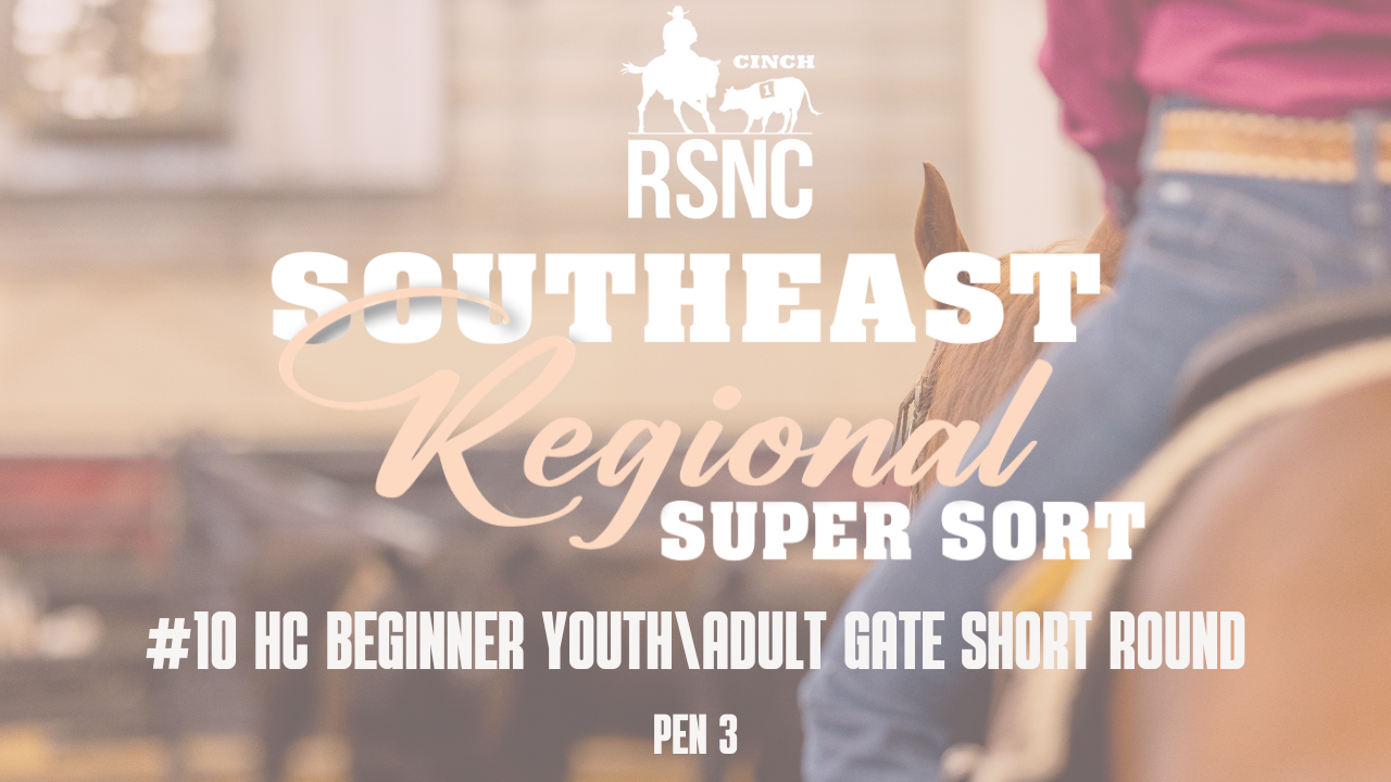 #10HCBeginner Youth\Adult | CINCH RSNC SoutheastRegionalSuper Sort | Short Round