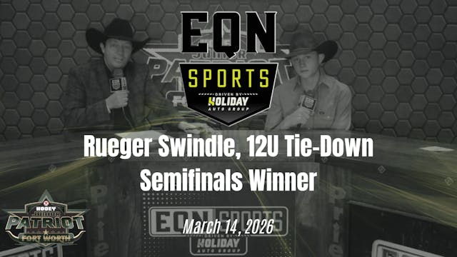 Rueger Swindle, 12U TD SF Winner | EQ...