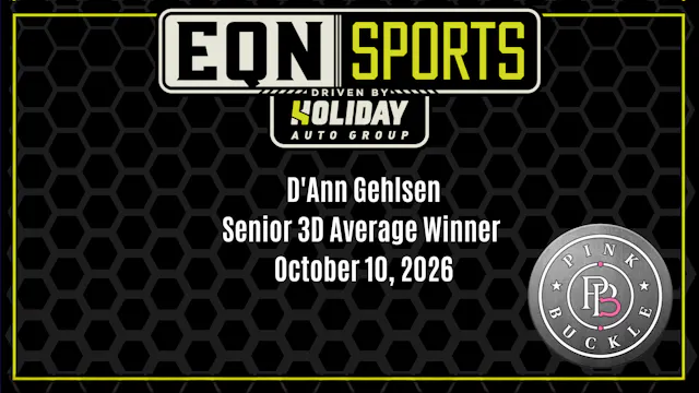 D'Ann Gehlsen, Senior 3D Average Winn...