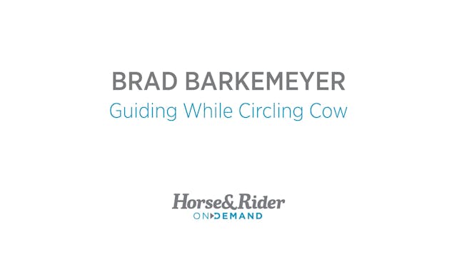 Guiding While Circling Cow