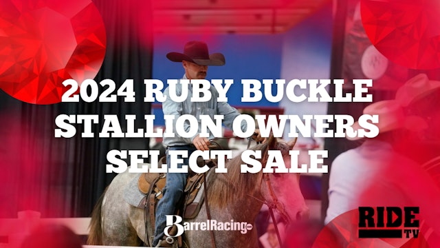 Ruby Buckle Sale | Lazy E Arena | April 25, 2024 