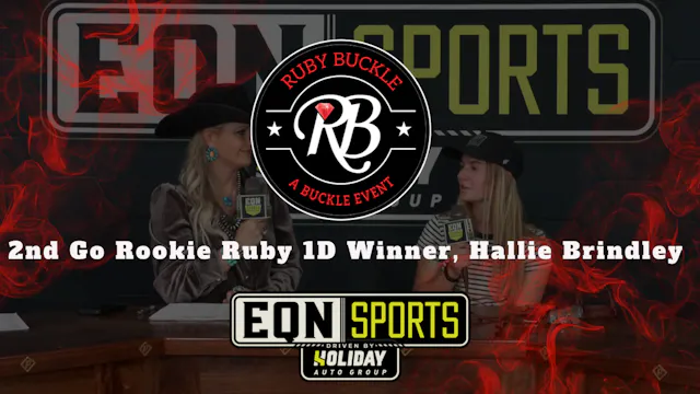 2nd Go Rookie Ruby 1D Winner, Hallie ...