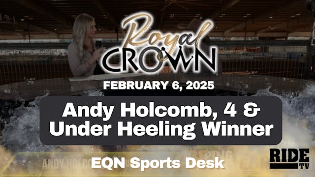 Andy Holcomb, 4 & Under Heeling Winne...