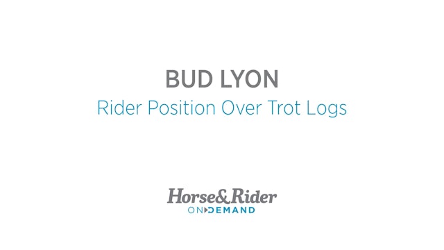 Rider Position Over Trot Logs