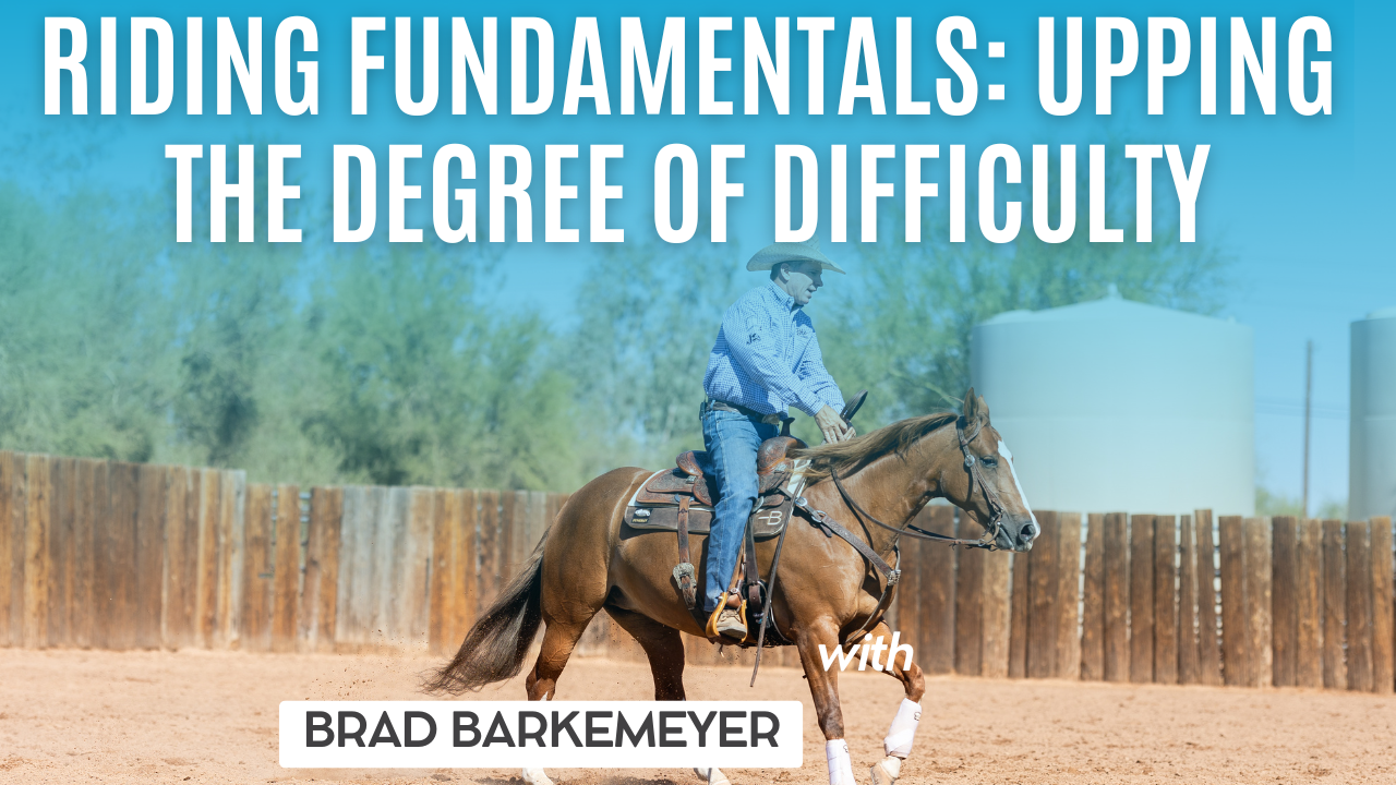 Riding Fundamentals: Upping the Degree of Difficulty
