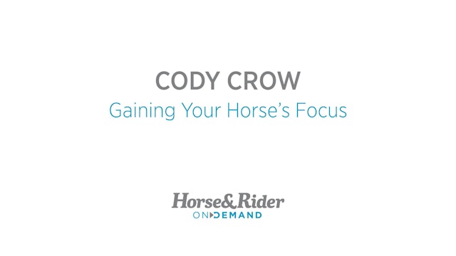 Gaining Your Horse's Focus