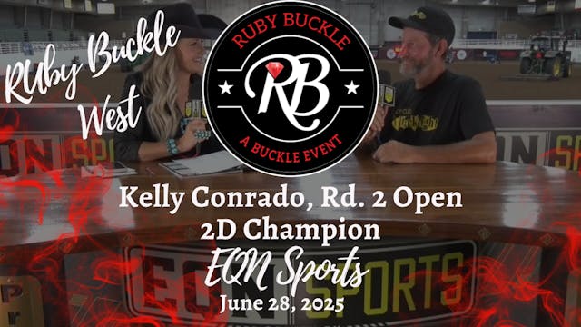 Kelly Conrado, Rd. 2 Open 2D Champion...
