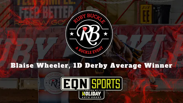 Blaise Wheeler, 1D Derby Average Winn...