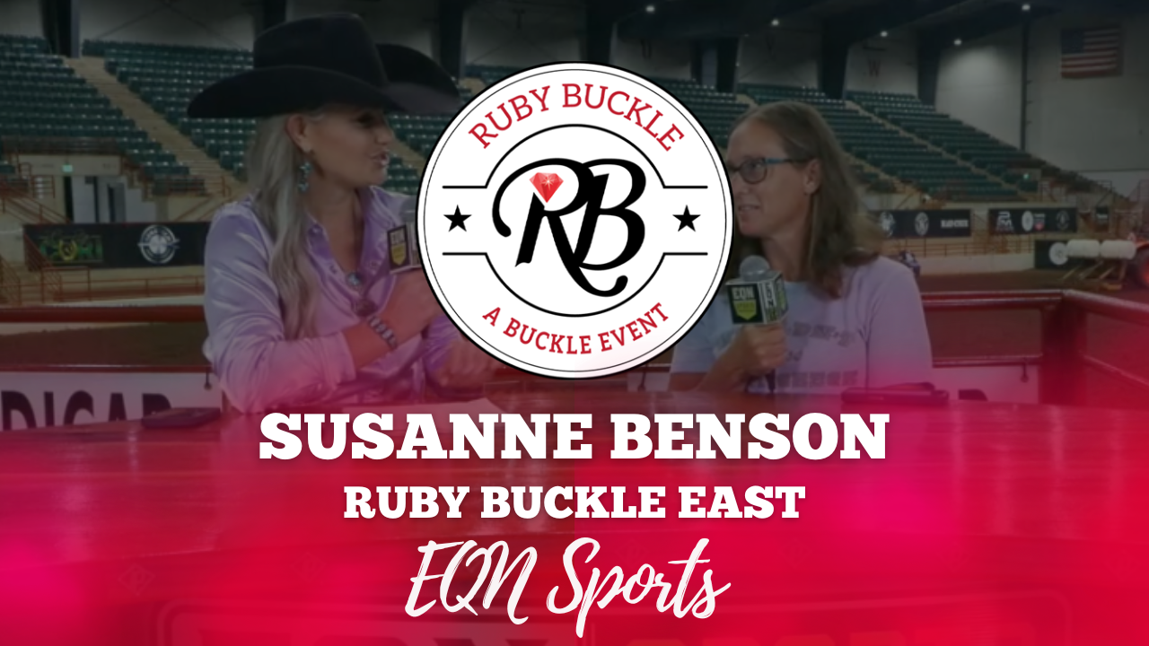 Susanne Benson Owner/Rider & Open 5D Winner | Ruby Buckle East | Sept. 6, 2025 