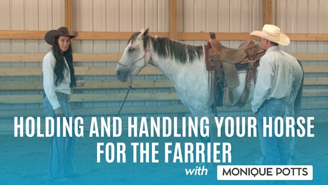 Holding and Handling Your Horse for the Farrier