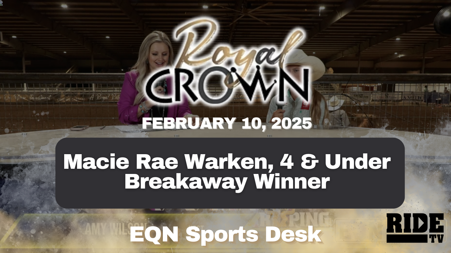 Macie Rae Warken, 4 & Under Breakaway Winner | Royal Crown Futurity | 2/10/25