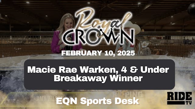 Macie Rae Warken, 4 & Under Breakaway...