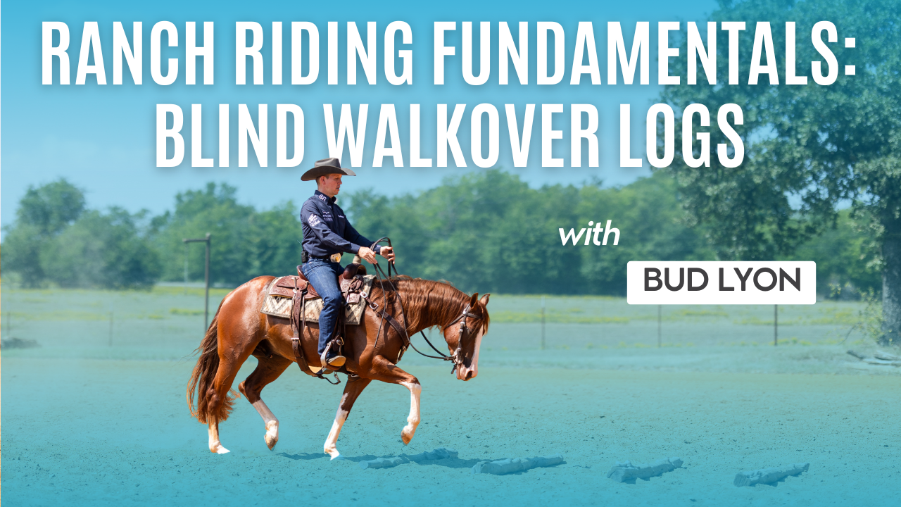 Ranch Riding Fundamentals: Blind Walkover Logs