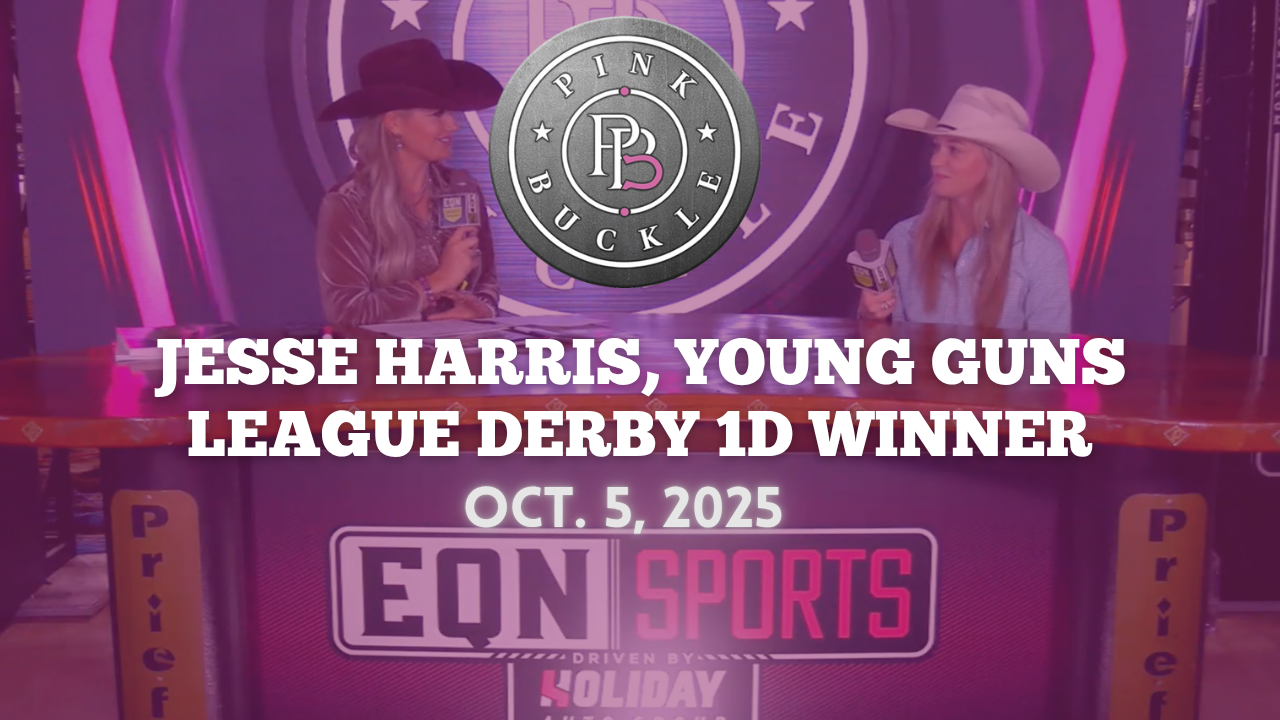Jesse Harris, Young Guns League Derby 1D Winner | Pink Buckle | Oct. 5, 2025