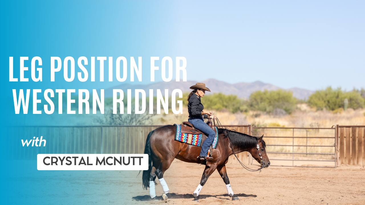 Leg Position for Western Riding