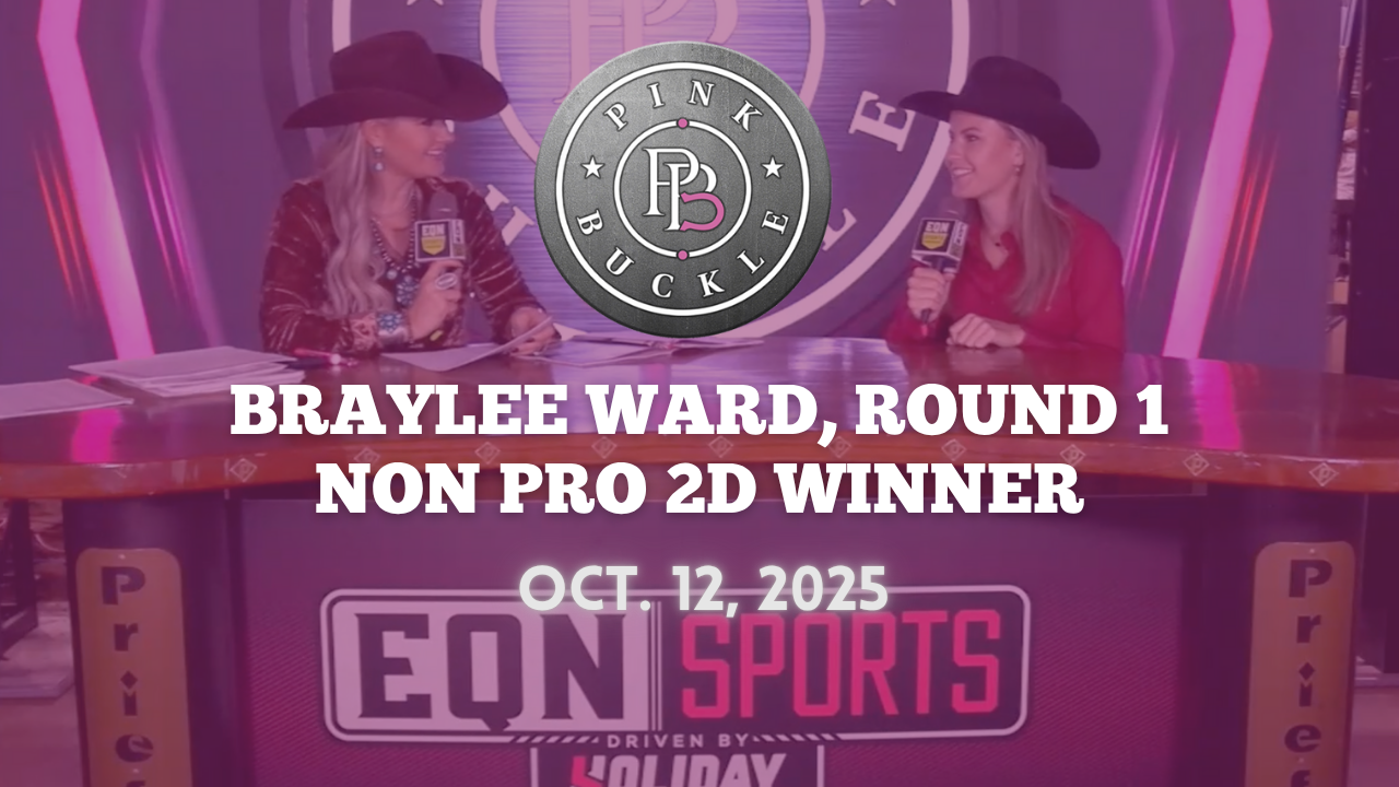 Braylee Ward, Rd. 1 Non Pro 2D Winner | Pink Buckle | Oct. 12, 2025