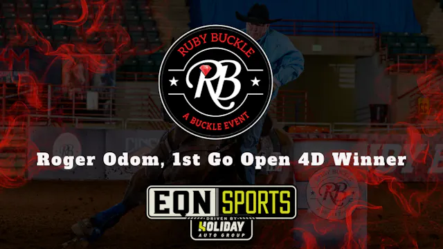 Roger Odom, 1st Go Open 4D Winner | E...