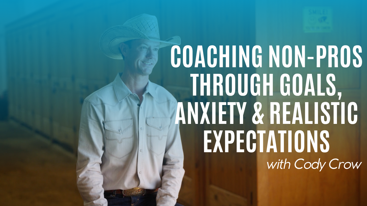 Cody Crow: Coaching Non-Pros Through Goals, Anxiety & Realistic Expectations