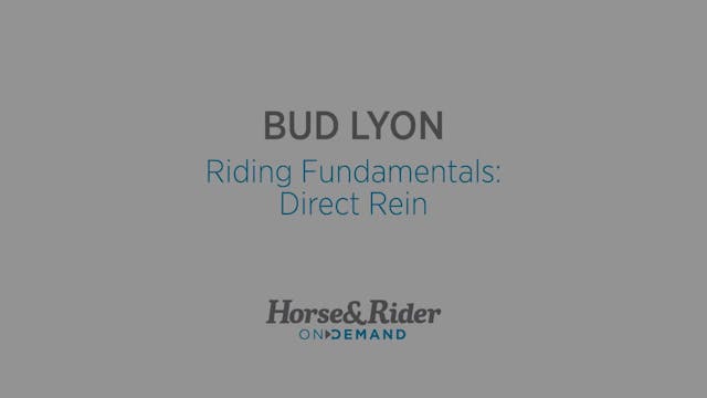 Riding Fundamentals Direct Rein