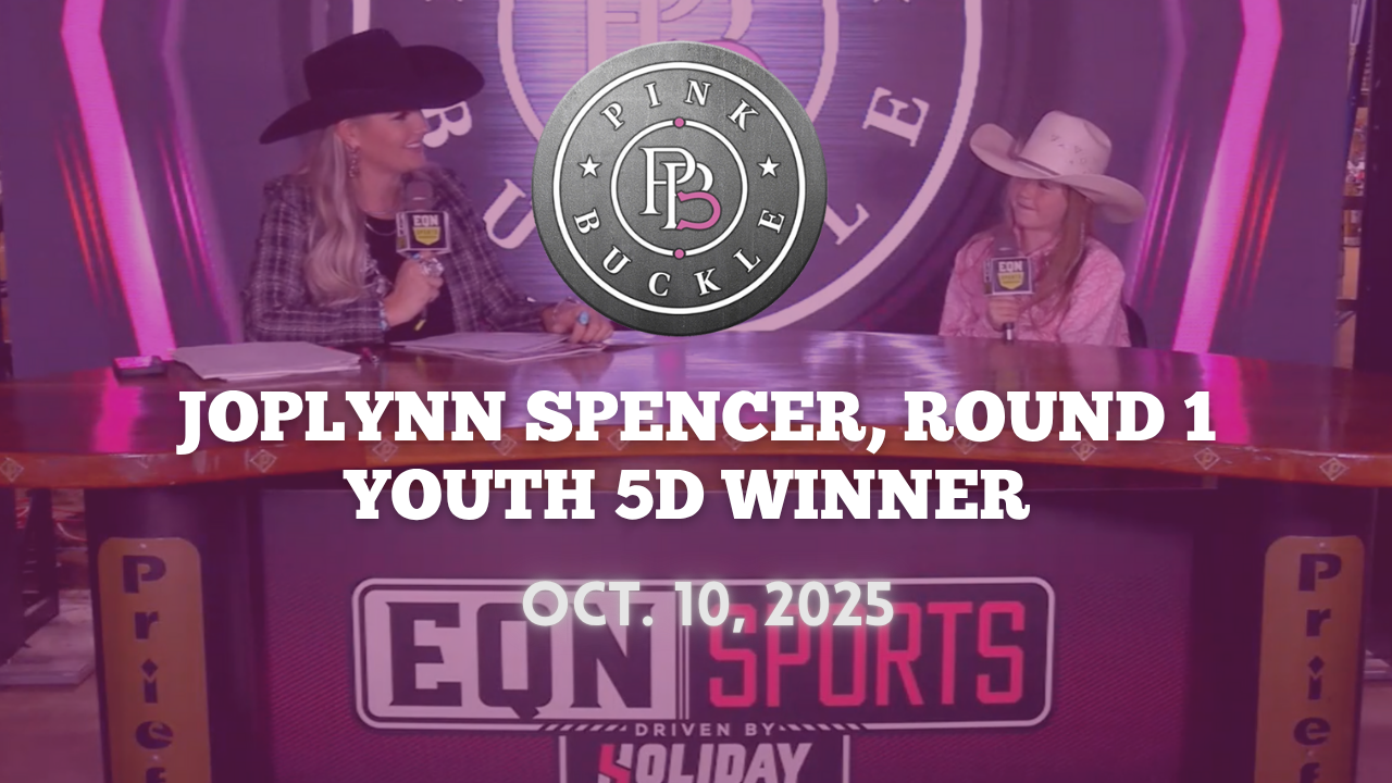 Joplynn Spencer, Rd. 1 Youth 5D Winner | Pink Buckle | Oct. 10, 2025