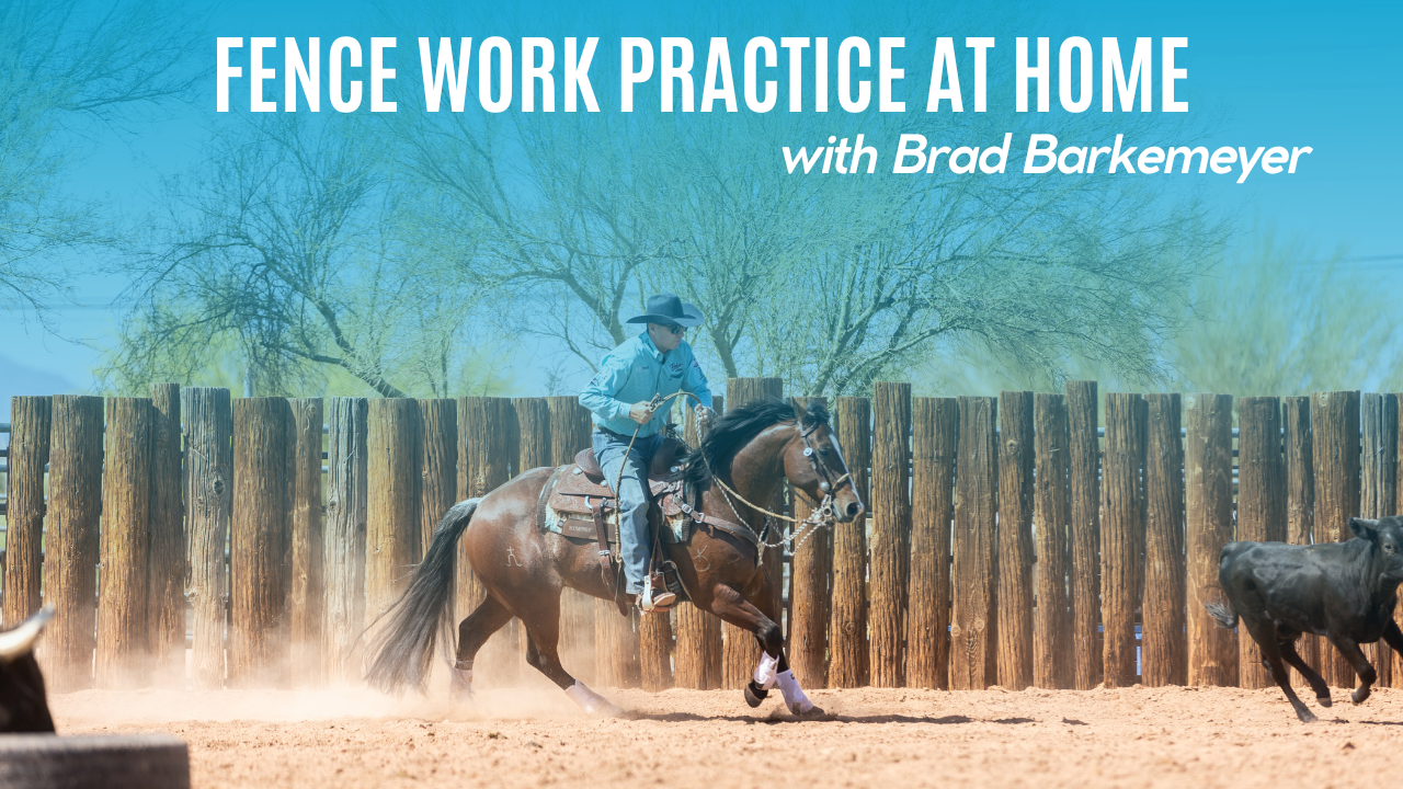 Fence Work Practice at Home with Brad Barkemeyer