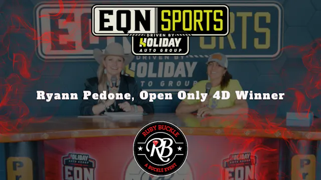 Ryann Pedone, Open Only 4D Winner | E...