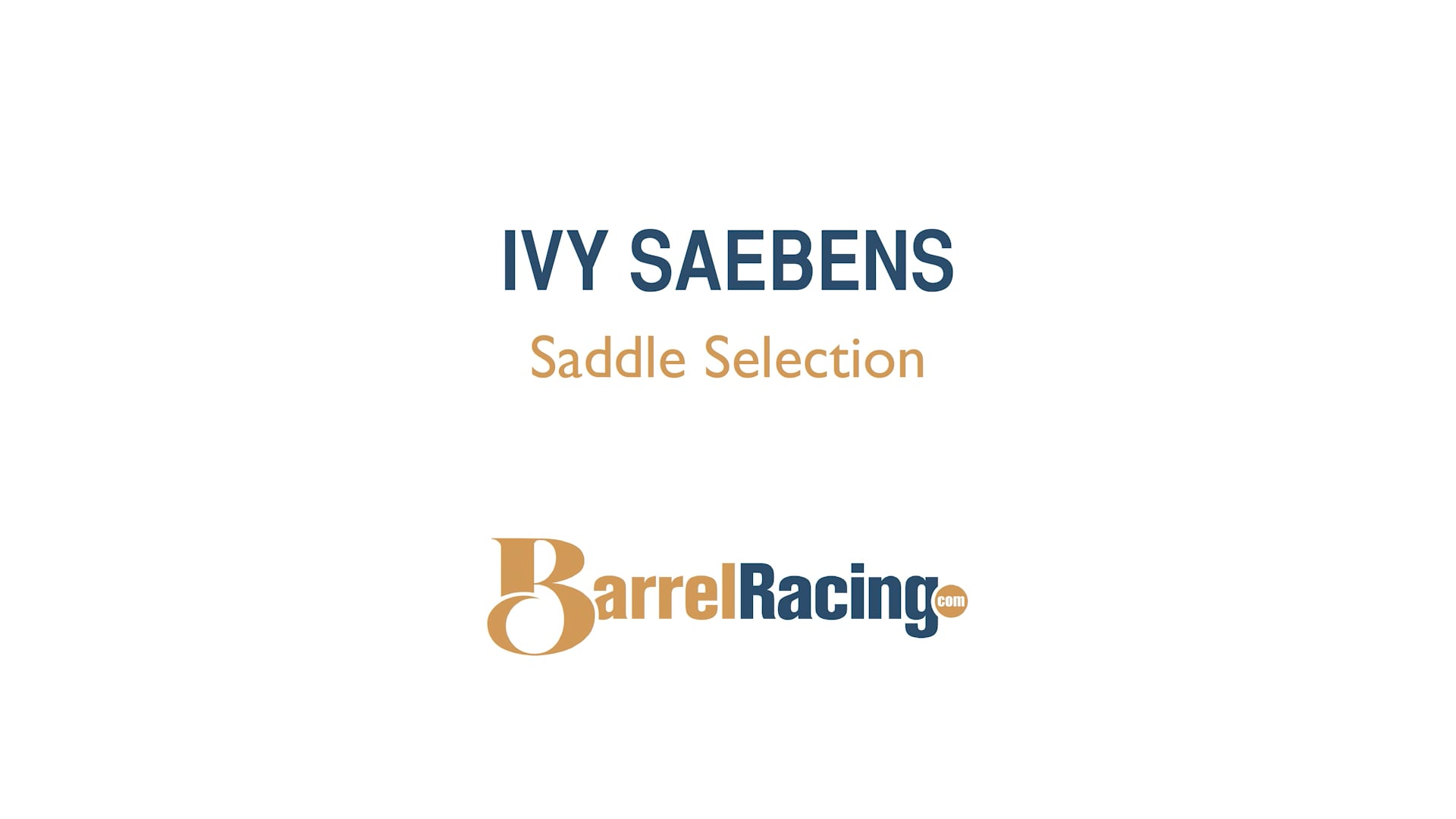 Saddle Selection