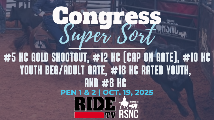 #5 HC Gold Shootout & More | Cinch RSNC Congress Super Sort | Pen 1&2 | 10/19/25