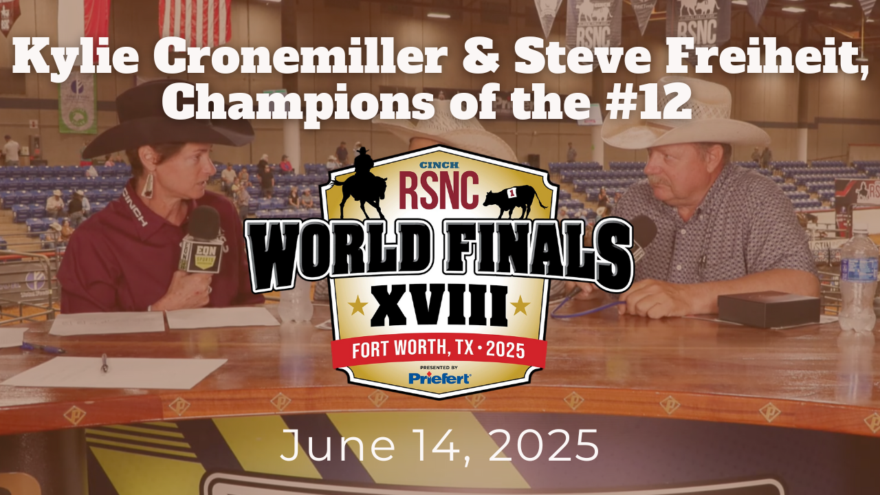 Kylie Cronemiller & Steve Freiheit, Champions of the #12 | RSNCFinals | 6/14/25