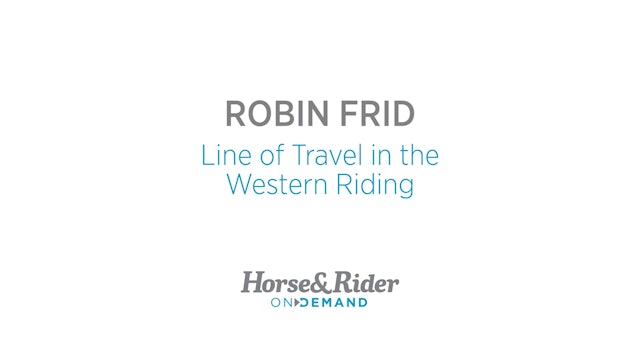 Line of Travel in the Western Riding