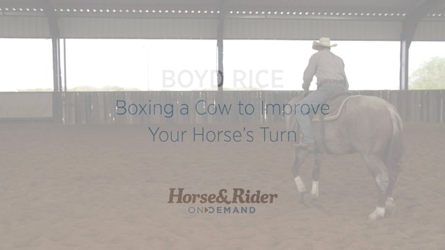 Boxing a Cow to Improve Your Horse’s Turn