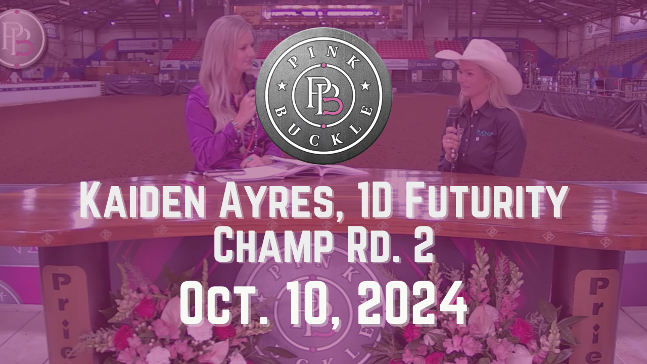 Kaiden Ayres, 1D Futurity Champ Rd. 2 | Pink Buckle | October 10, 2024
