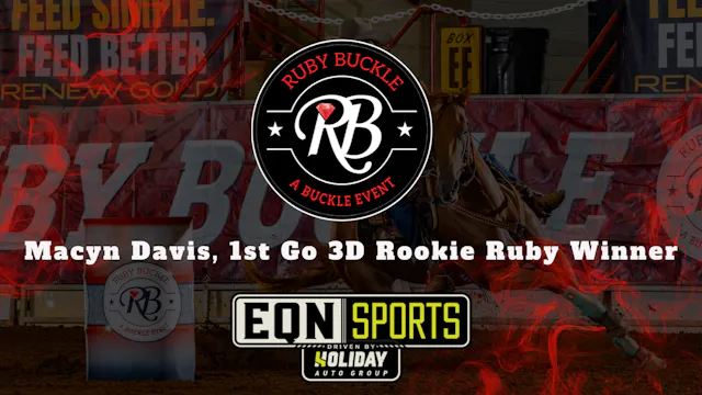 Macyn Davis, 1st Go 3D Rookie Ruby Wi...