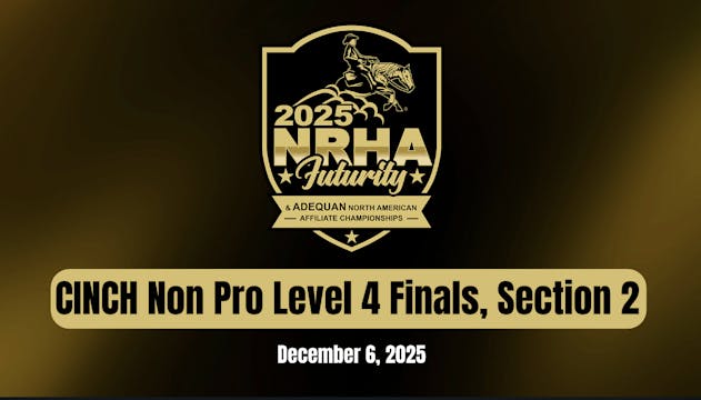 CINCH Non Pro Level 4 Finals, Section...