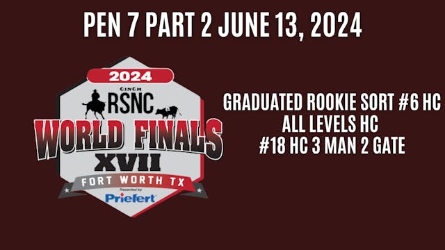 Pen 7 Part 2 | Cinch RSNC World Final...