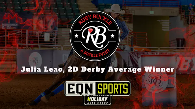 Julia Leao, 2D Derby Average Winner |...
