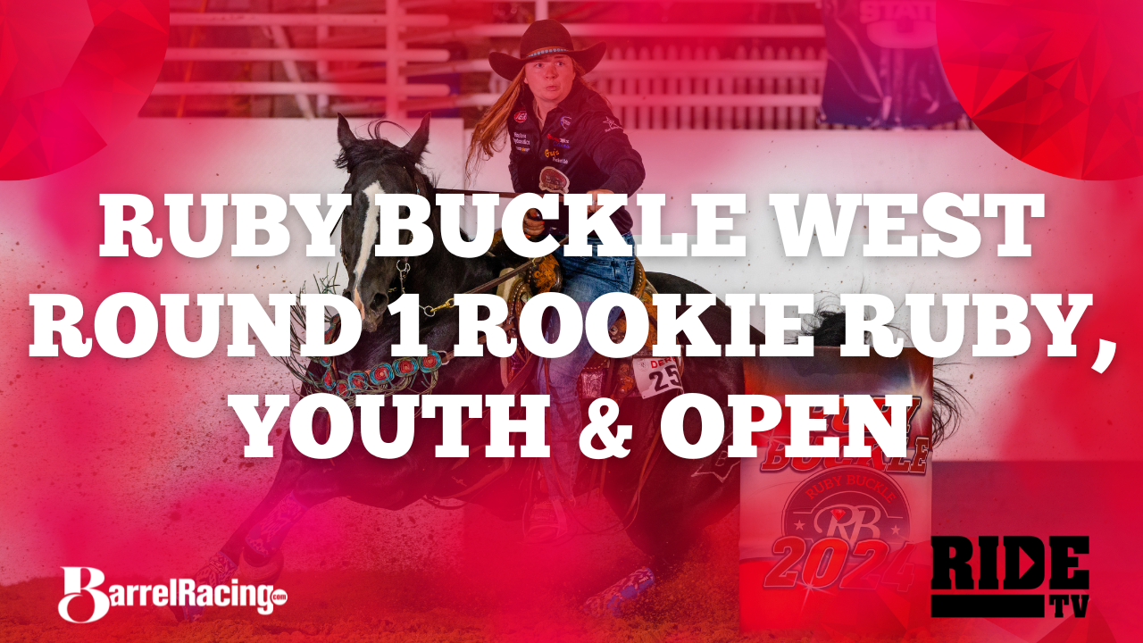 Ruby Buckle West Barrel Race | First ...